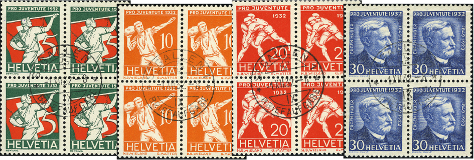 1932, Sportdarstellungen und Bildnis Eugen Hubers