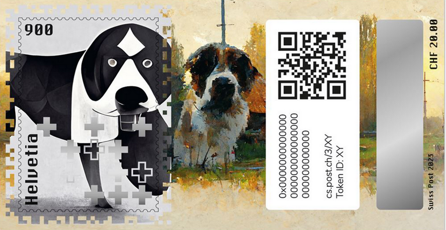 2023, Crypto Stamp "Berna"