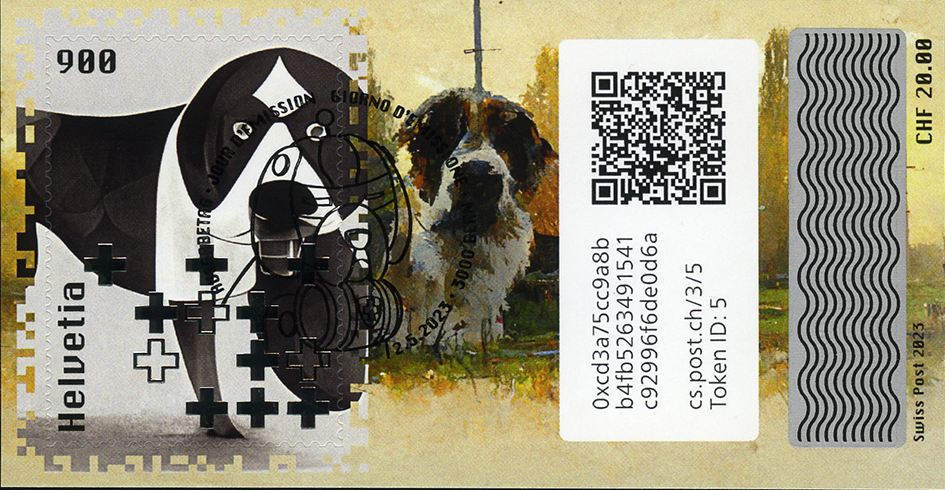 2023, Crypto Stamp "Berna"