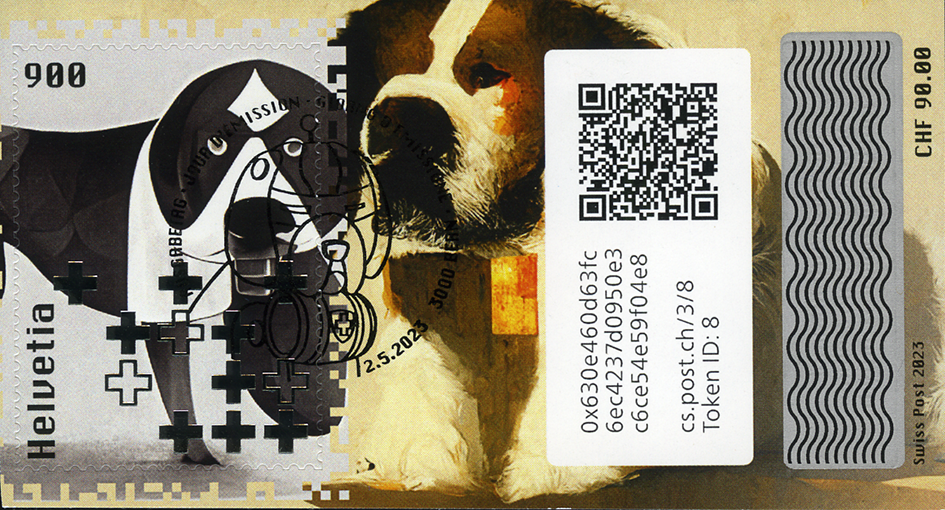 2023, Crypto Stamp "Fluffy"