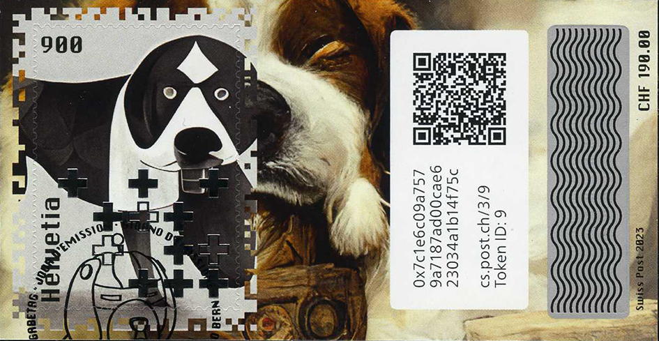 2023, Crypto Stamp "Lucy"