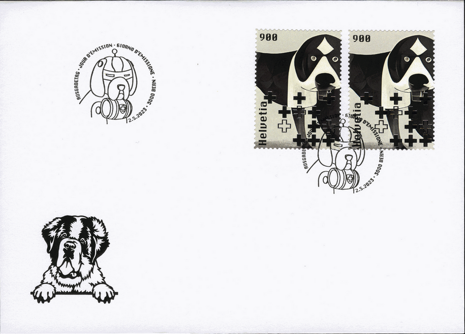 2023, Crypto Stamp "Walter", "grauweiss"