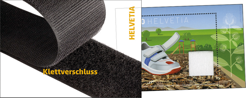 2023, Schweizer Erfindungen - Klettverschluss