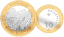 2023, 10 Fr. Gedenkmünzen "Rosenlauigletscher"