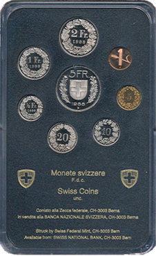 1988, Offizieller Münzsatz