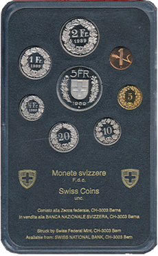 1989, Offizieller Münzsatz