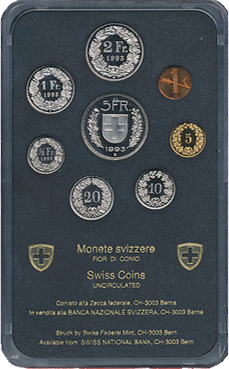 1993, Offizieller Münzsatz