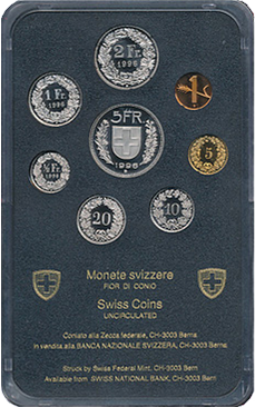 1996, Offizieller Münzsatz