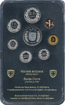 1997, Offizieller Münzsatz