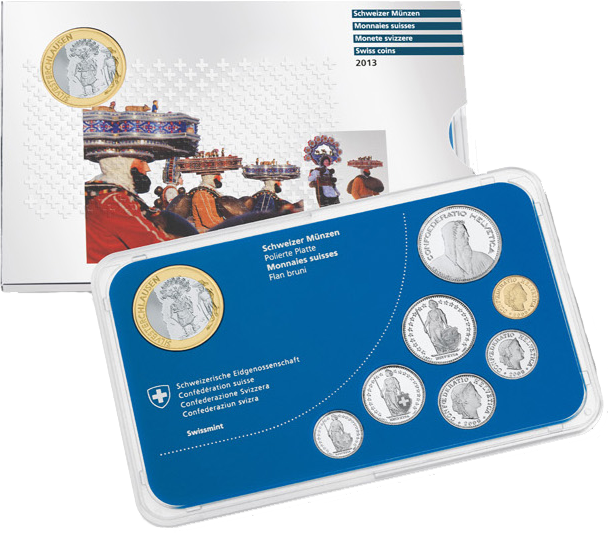 2013, Offizieller Münzsatz