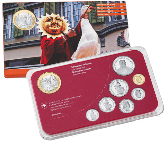 2014, Offizieller Münzsatz
