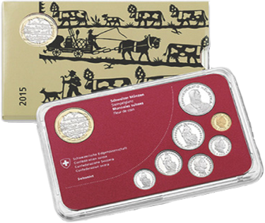 2015, Offizieller Münzsatz