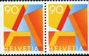 90 Rp. A-Post, "Stark dezentriert"