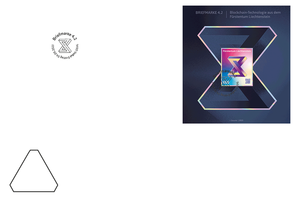 2023, Briefmarke 4.2 - Blockchain -Technologie, Sonderedition