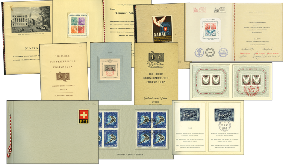 1934-55, Sonderblock-Geschenkhefte