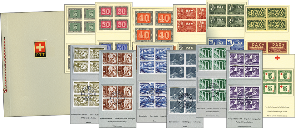 1945-56, Geschenkhefte Sonder- und Dauermarken