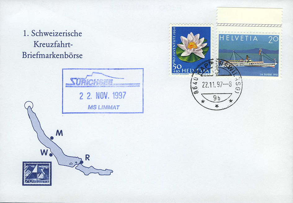 1997, Zürichsee-Schiffspost