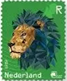 2023, Crypto Stamp "Löwe grün", Niederlande