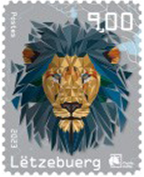 2023, Crypto Stamp "Löwe schwarz", Luxemburg