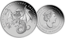 2023, Mystische Kreaturen "Basilisk", The Perth Mint Australia