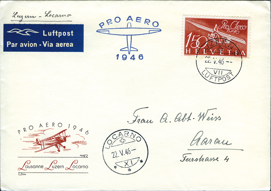 150 Rp. Schulgleitflugzeug, helle Stelle