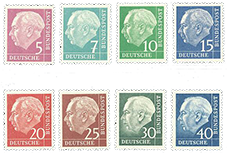 1954-1960, Bundespräsident Theodor Heuss, BRD