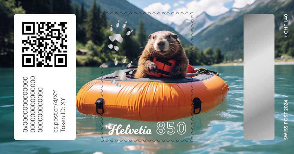 2024, Crypto Stamp "Gummiboot"