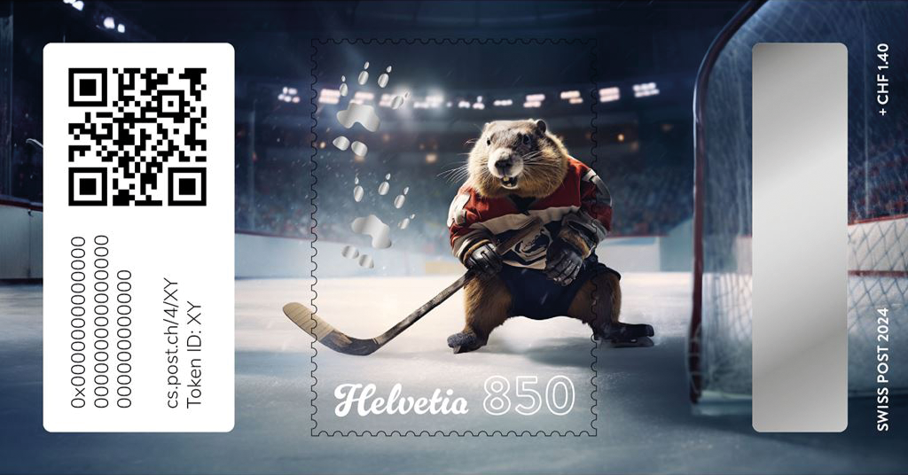 2024, Crypto Stamp &quot;Eishockey&quot;