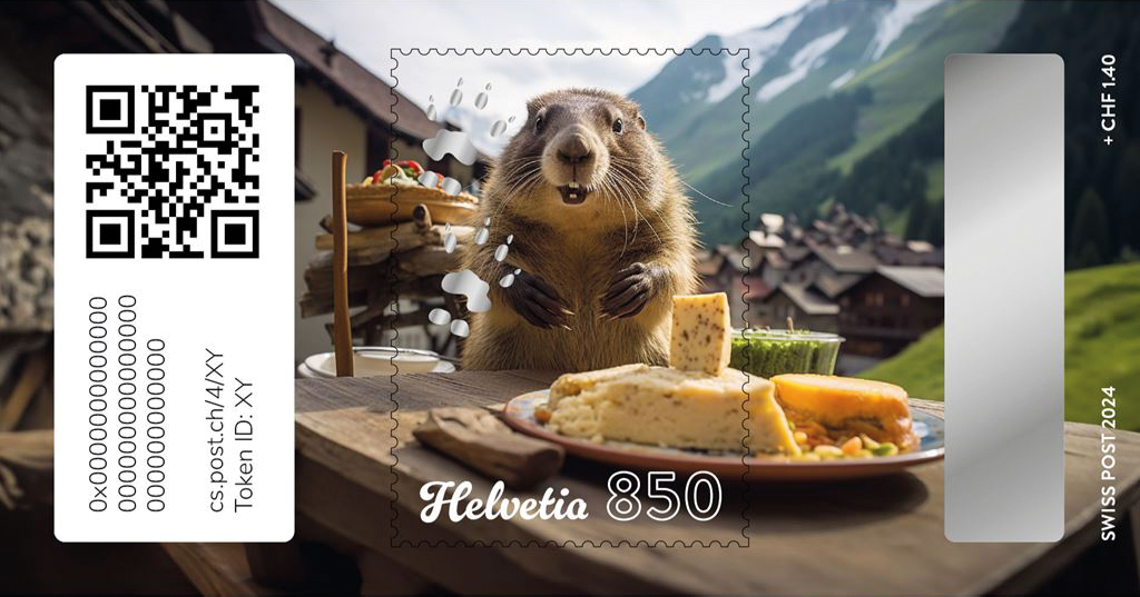 2024, Crypto Stamp &quot;Käse&quot;
