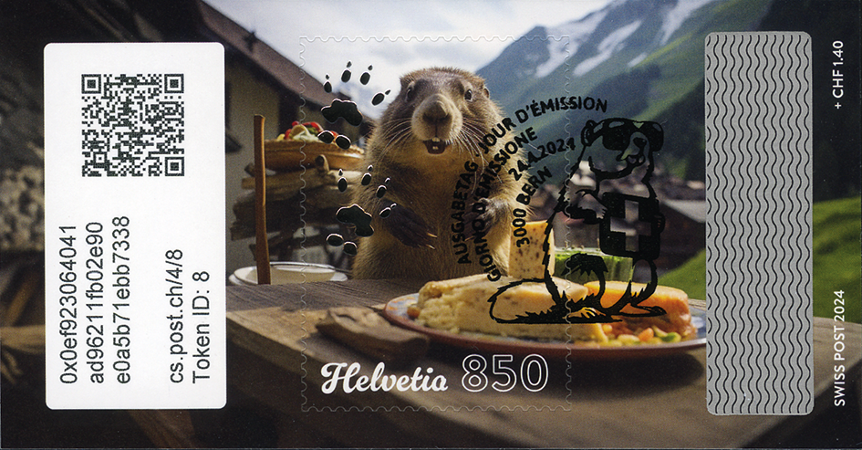 2024, Crypto Stamp &quot;Käse&quot;