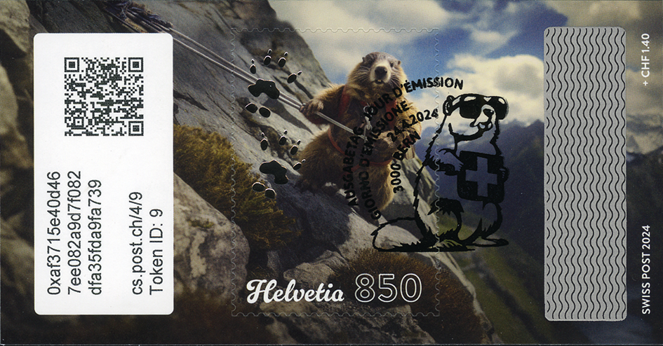 2024, Crypto Stamp &quot;Klettern&quot;