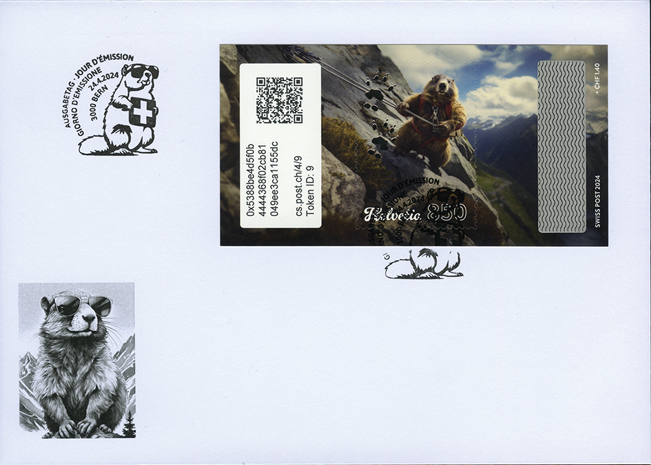 2024, Crypto Stamp &quot;Klettern&quot;