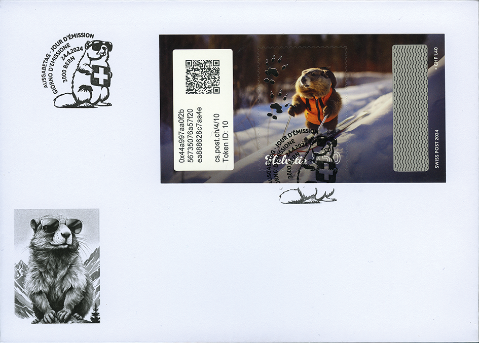 2024, Crypto Stamp "Langlauf"