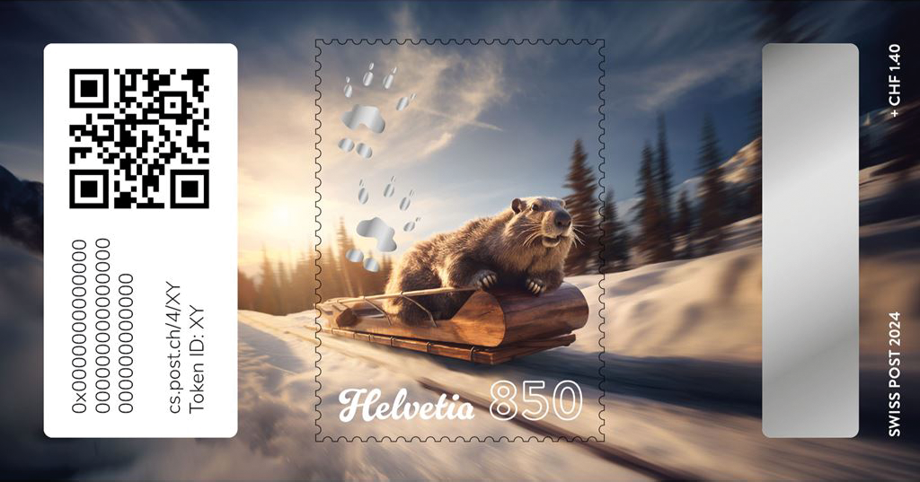 2024, Crypto Stamp "Schlitteln"