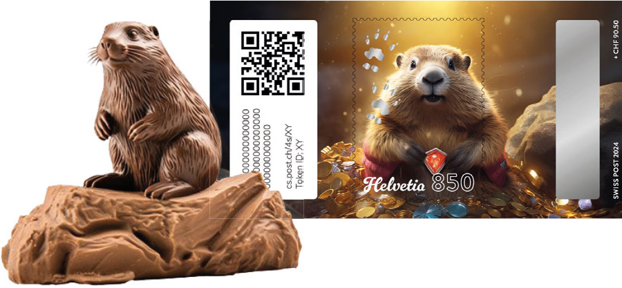 2024, Crypto Stamp &quot;Schokolade&quot;