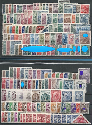 1939-1945, Briefmarken von Böhmen und Mähren