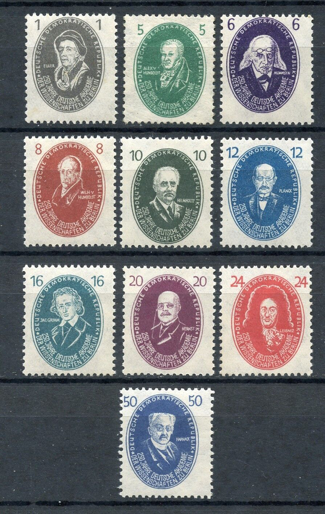 1950, 250 Jahre Deutsche Akadamie der Wissenschaften