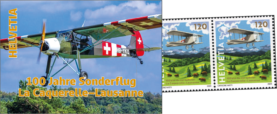 2024, 100 Jahre Sonderflug La Caquerelle-Lausanne