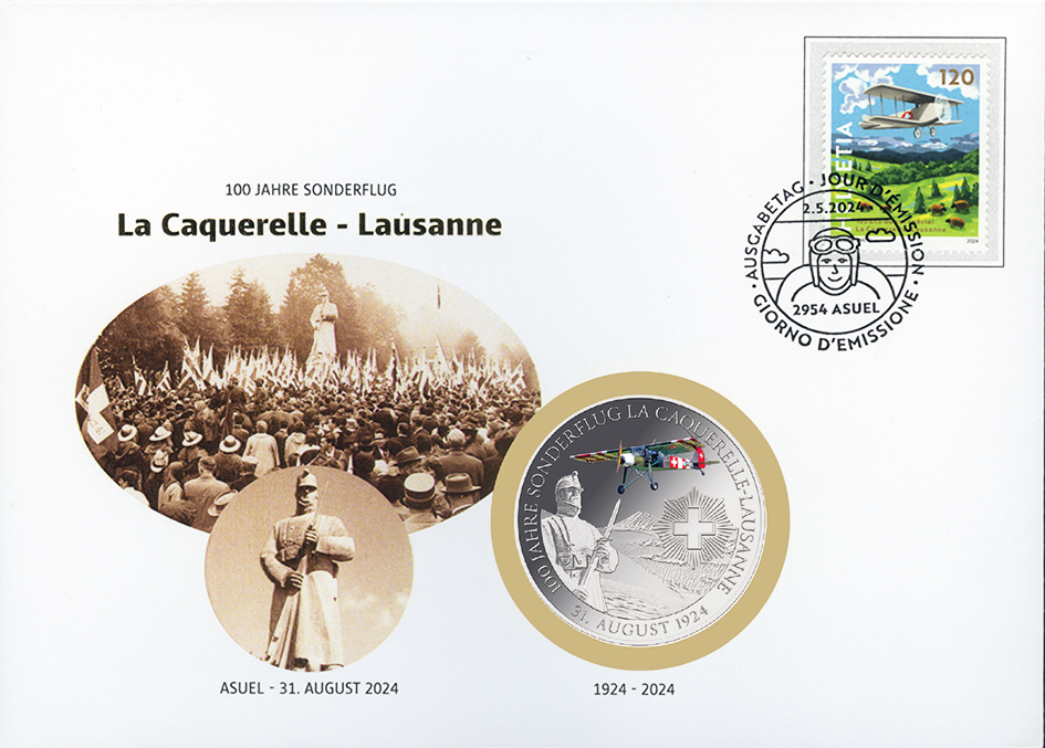 2024, 100 Jahre Sonderflug La Caquerelle-Lausanne