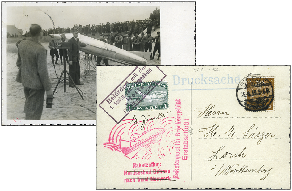 1933, 1. Raketenpost &quot;Herta&quot;