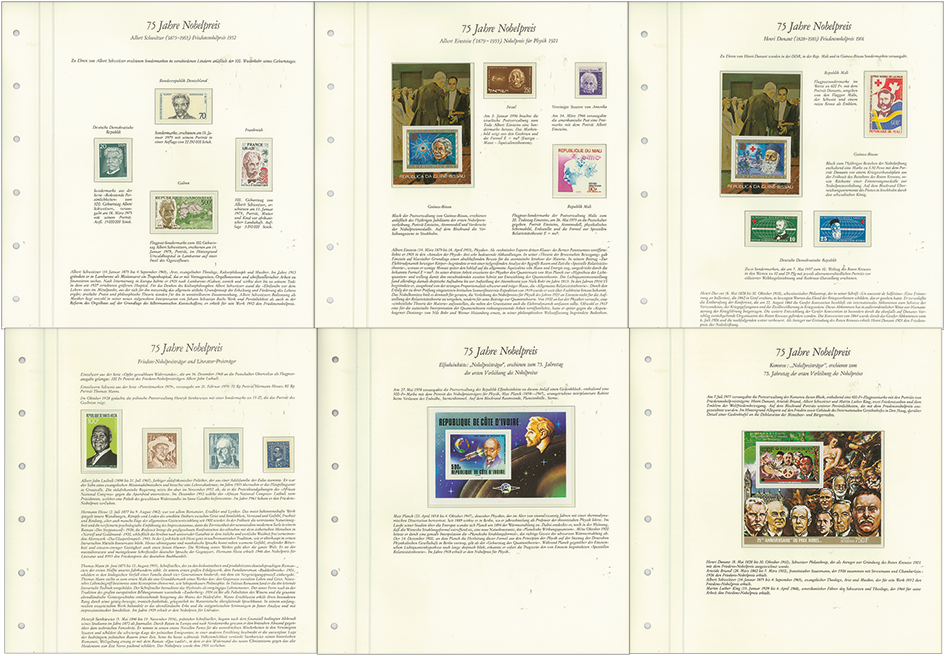 75 Jahre NOBELPREIS-Sonderedition