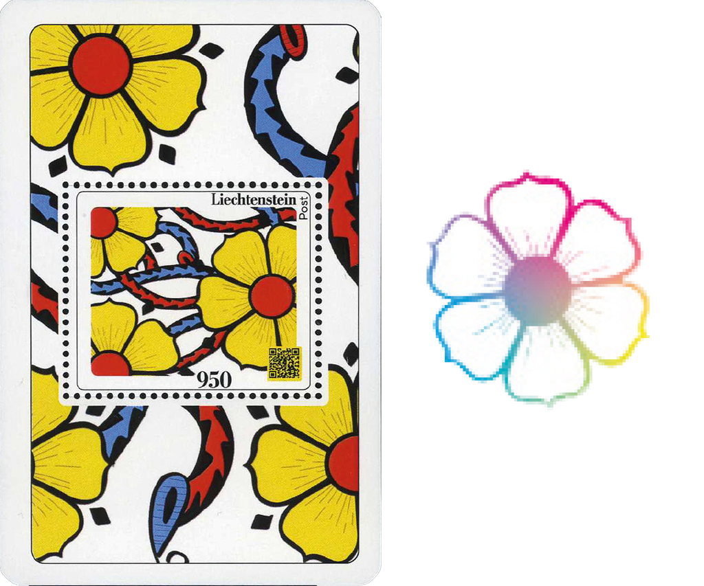 2024, NFT-Jasskarten &quot;Die einzelne Rose&quot;