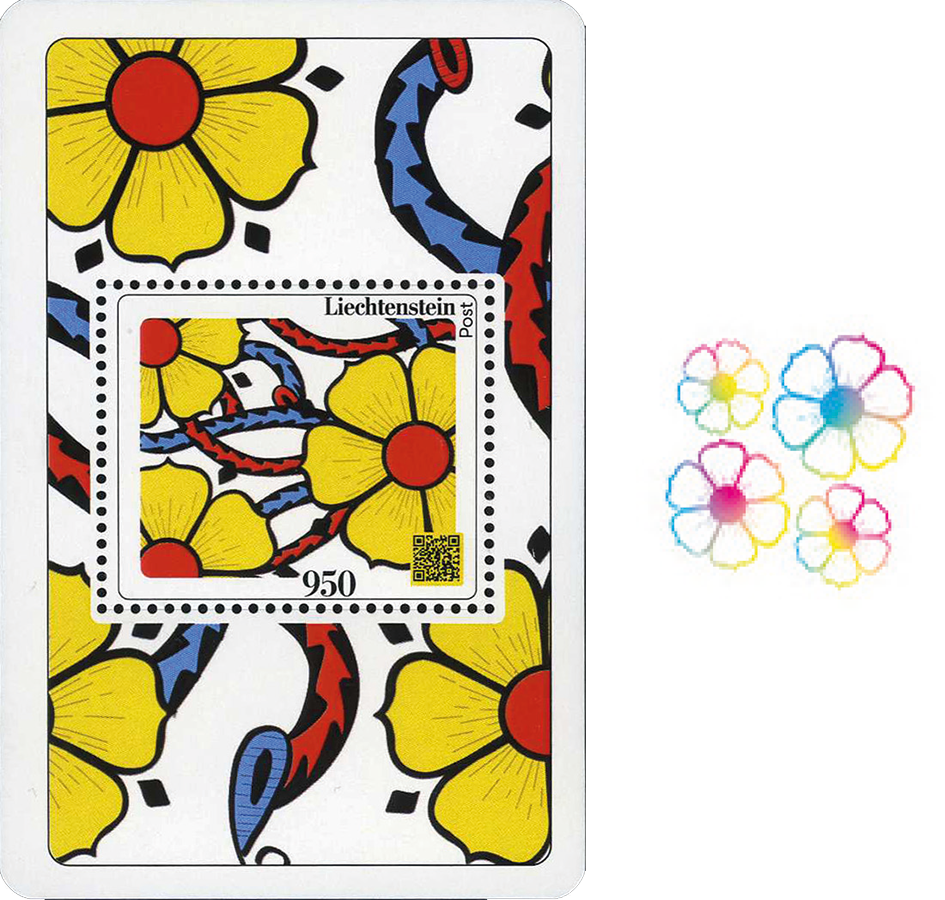 2024, NFT-Jasskarten &quot;Die vierfache Rose&quot;