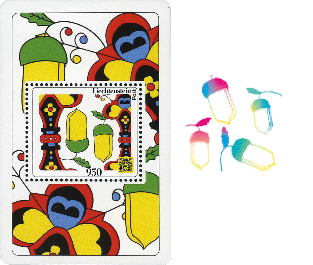 2024, NFT-Jasskarten "Die vierfache Eichel"