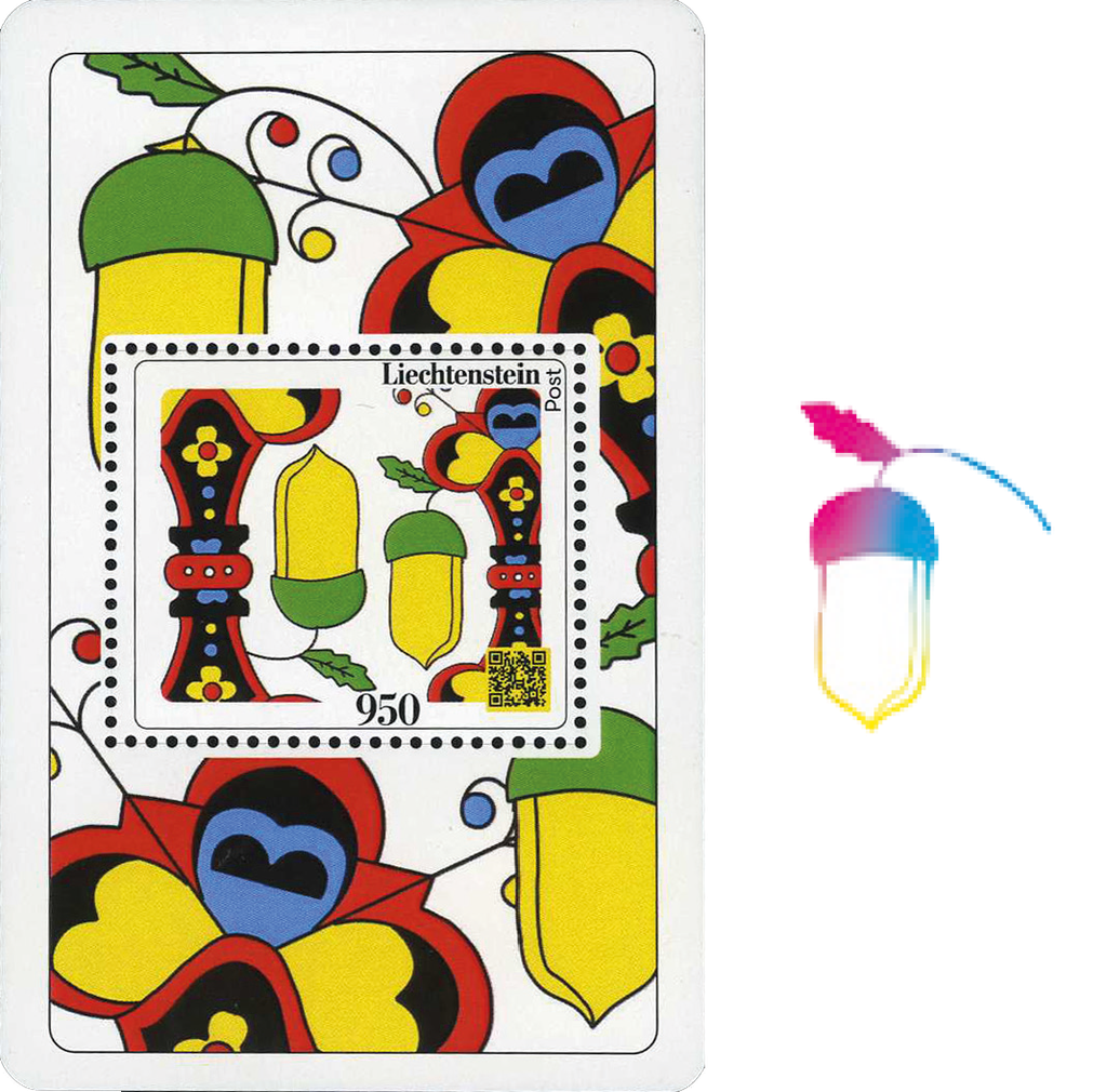 2024, NFT-Jasskarten "Die einzelne Eichel"