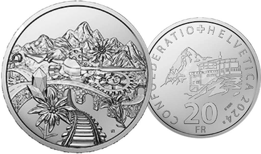 2024, 20 Fr. Gedenkmünze "Die Schweiz"