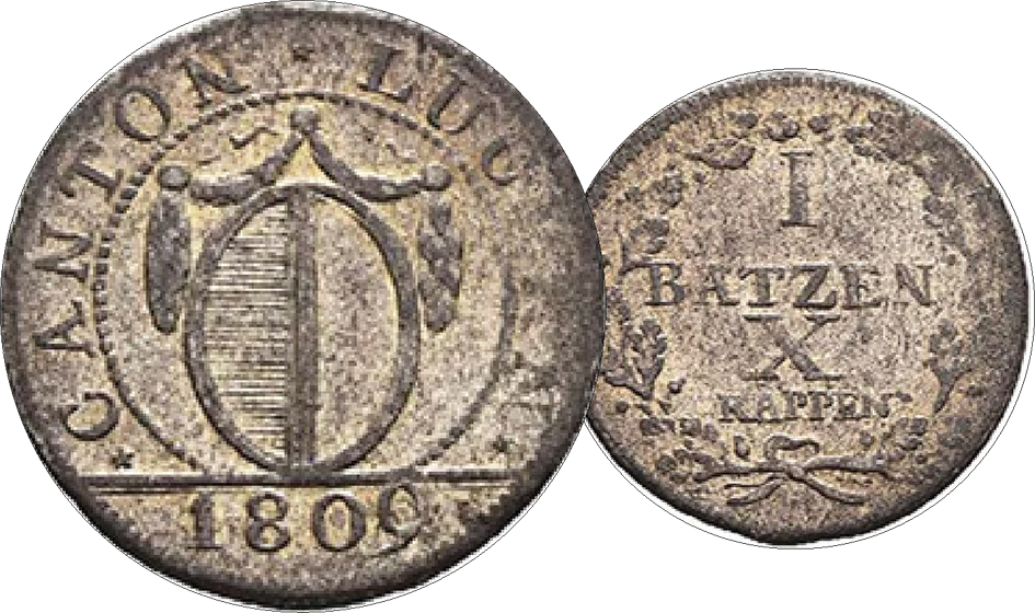 1809, 1 Batzen, Luzern