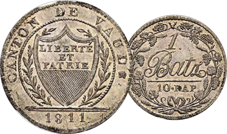 1811, 1 Batzen Waadt