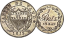 1819, 1 Batzen Waadt