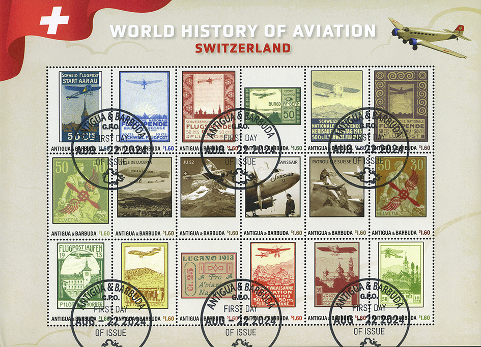 2024, WORLD HISTORY OF AVIATION, Switzerland